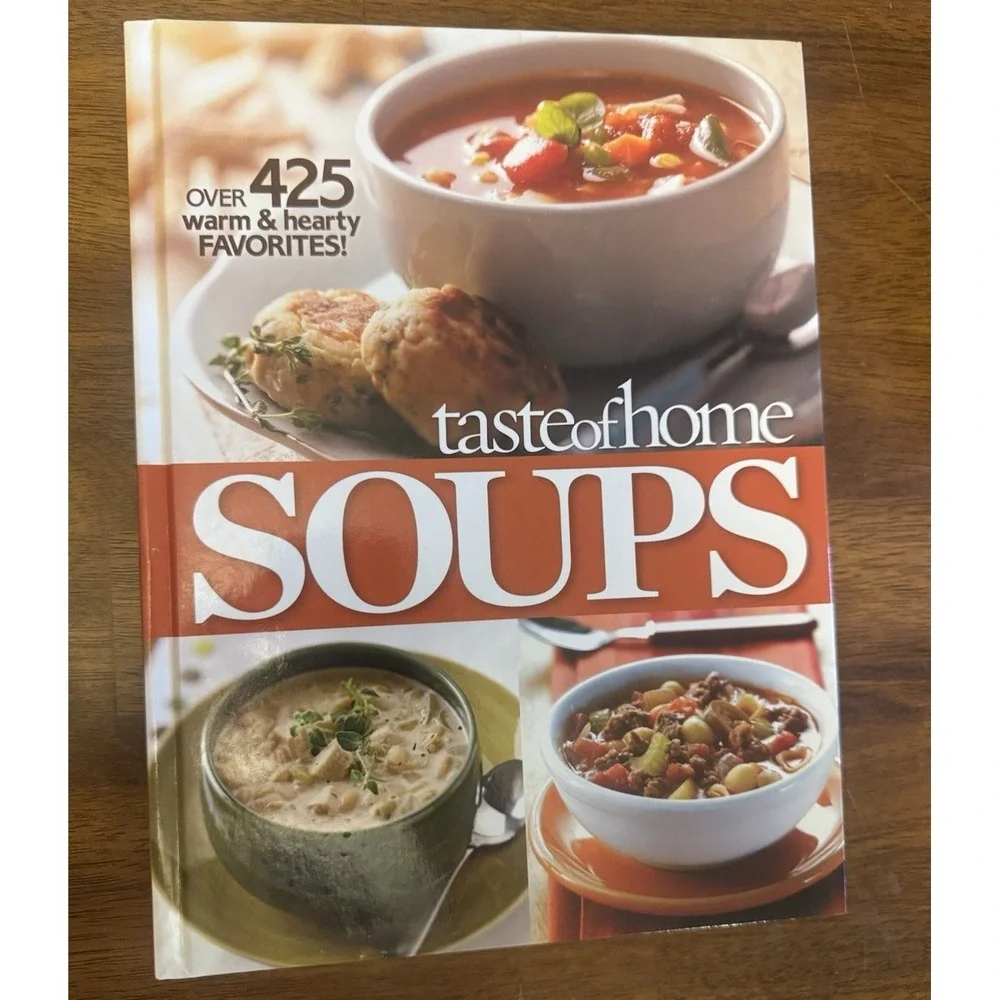 Taste of Home Soups Cookbook Hardcover English Over 425 Warm & Hearty Recipes